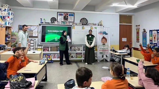 Erfelek'te ilkokul öğrencilerine Yeşilay'dan bağımlılık farkındalık eğitimi verildi