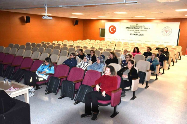 Çanakkale Mehmet Akif Ersoy Hastanesi acil servis çalışanlarına KBRN eğitimi verildi