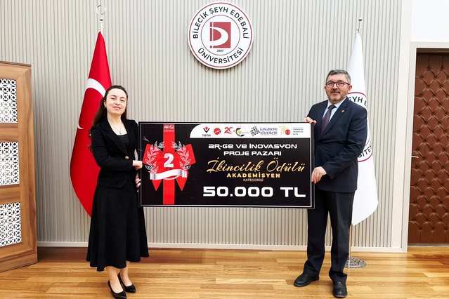 BŞEÜ'lü Çongur'un sensör projesi Kastamonu'da 50 bin TL'lik ikincilik ödülü kazandı