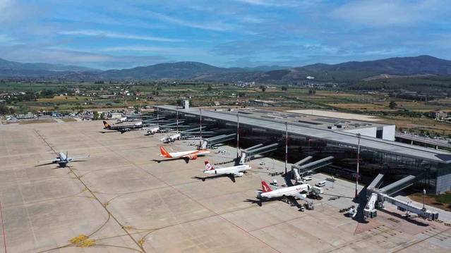 Milas-Bodrum Havalimanı'nda eylülde 677 bin 628 yolcuya hizmet verildi