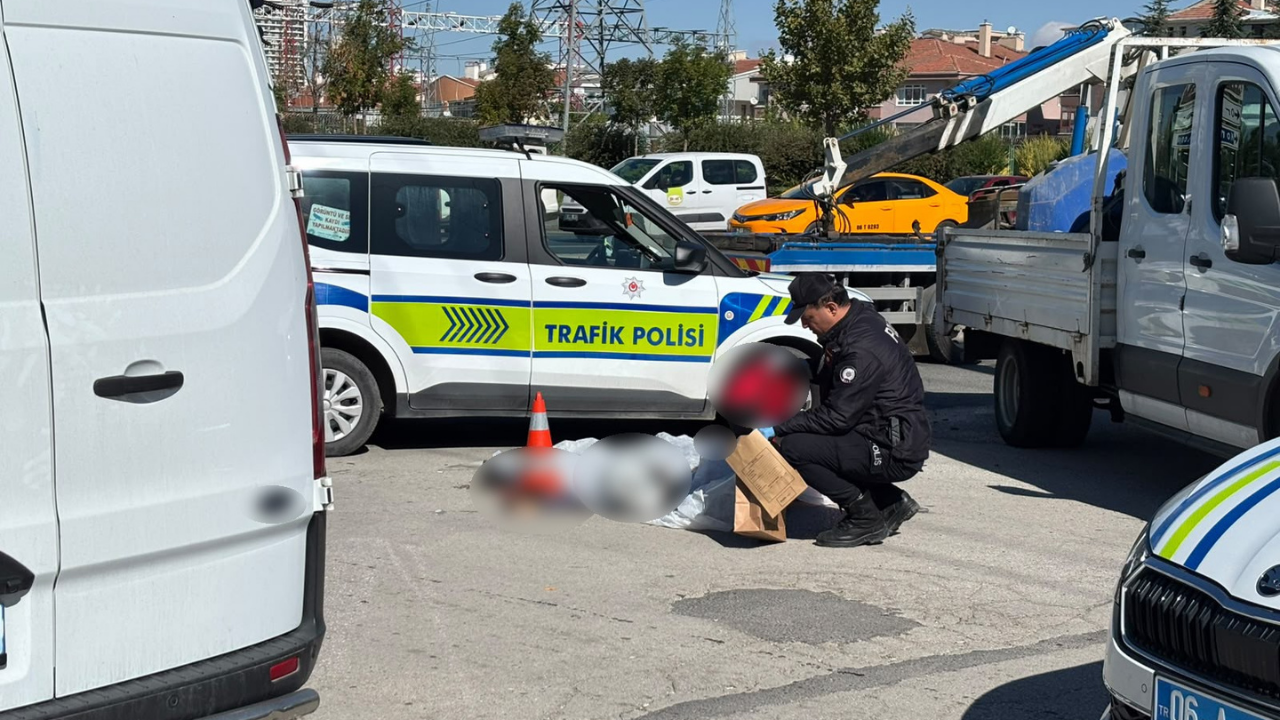 Ankara’daki ölümlü motosiklet kazasının görüntüleri ortaya çıktı