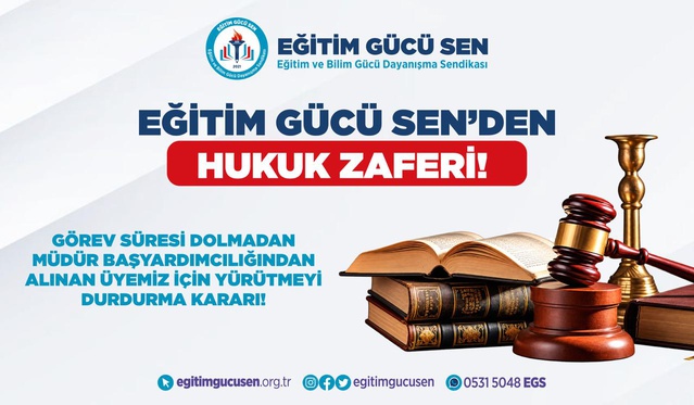 Yozgat İdare Mahkemesi müdür başyardımcısının görevden alınmasında yürütmeyi durdurdu