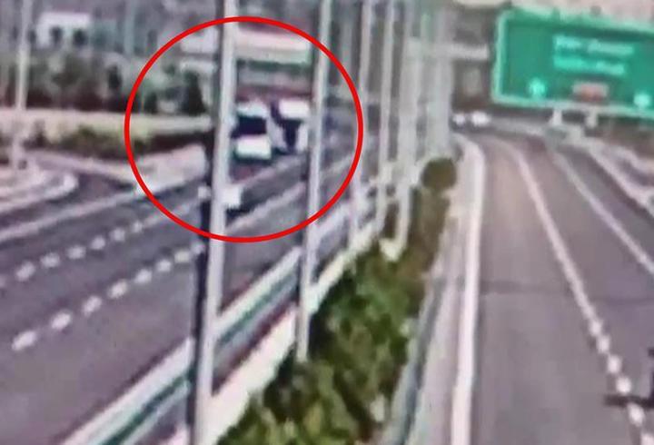 Manisa'daki kaza anına ait görüntüler ortaya çıktı