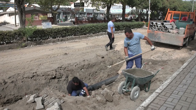 Bergama'da 22 milyon liralık taşkın ve içme suyu yatırımında sona gelindi