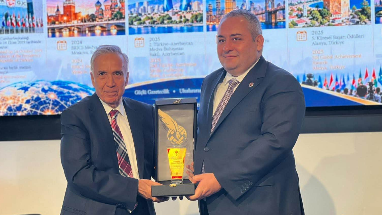 Mesut Özarslan’a Londra’da ödül: “Keçiören ailesinindir”