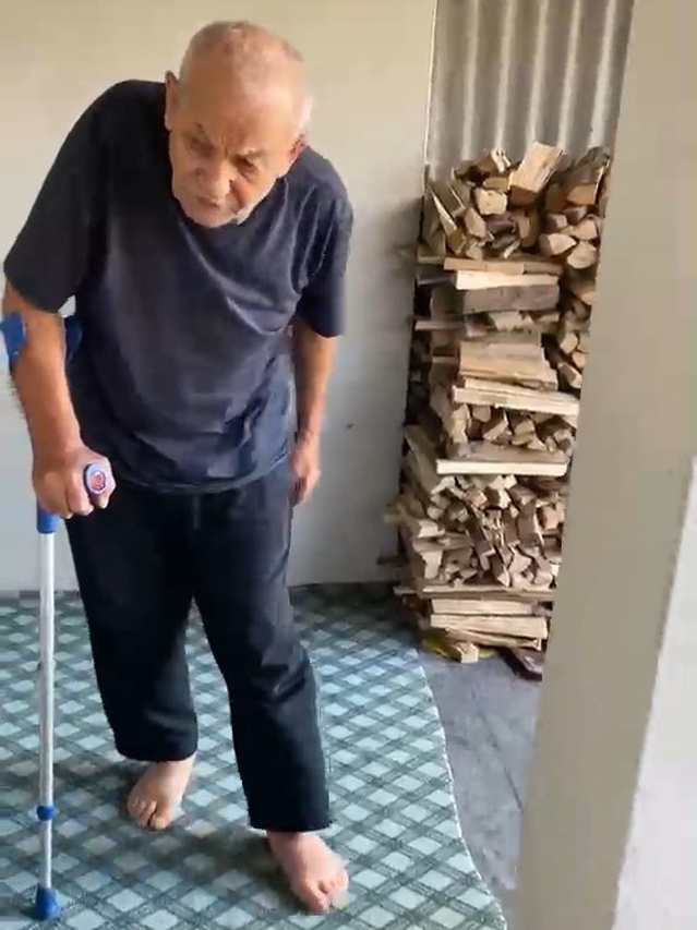 Samsun Terme'de yüzde 71 engelli 76 yaşındaki adam, 2 aydır huzurevi bekliyor