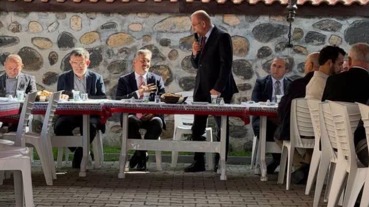 Ayaş'ta din görevlileri aynı sofrada buluştu