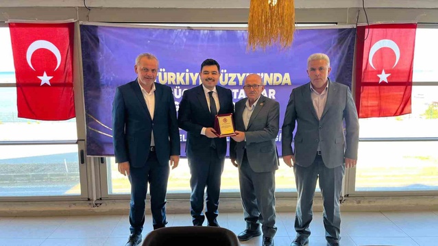 Sinop Türkeli'de Muhtarlar Günü yemeğinde muhtarlar Kaymakam Kandemir ile buluştu