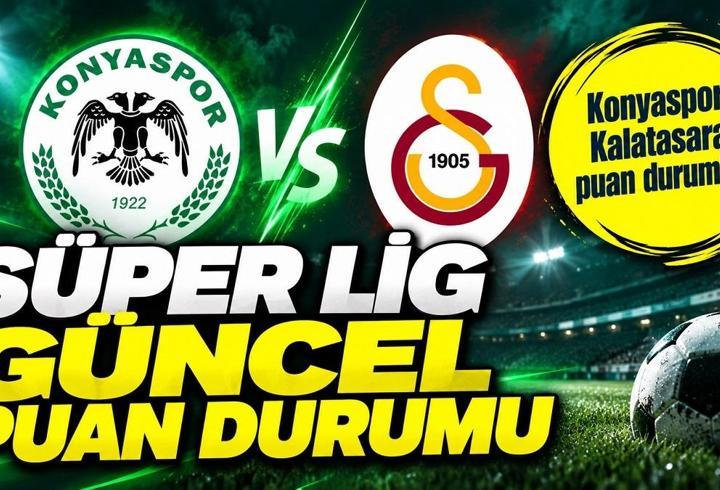 KONYASPOR - GALATASARAY PUAN DURUMLARI | Konyaspor Galatasaray Maçında Golleri Kim Attı? Süper Lig Güncel Puan Durumu