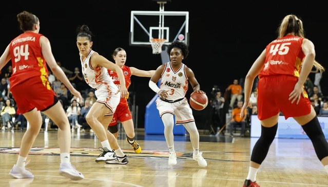 Çimsa ÇBK Mersin, FIBA Kadınlar Avrupa Kupası D Grubu'nda Sleza Wroclaw'ı 72-59 yendi