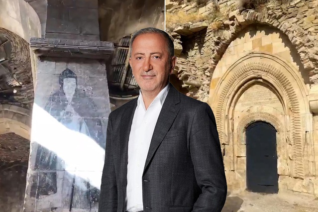 Fatih Altaylı'nın ailesinin manastırı görüntülendi! Tam 1000 yıllık