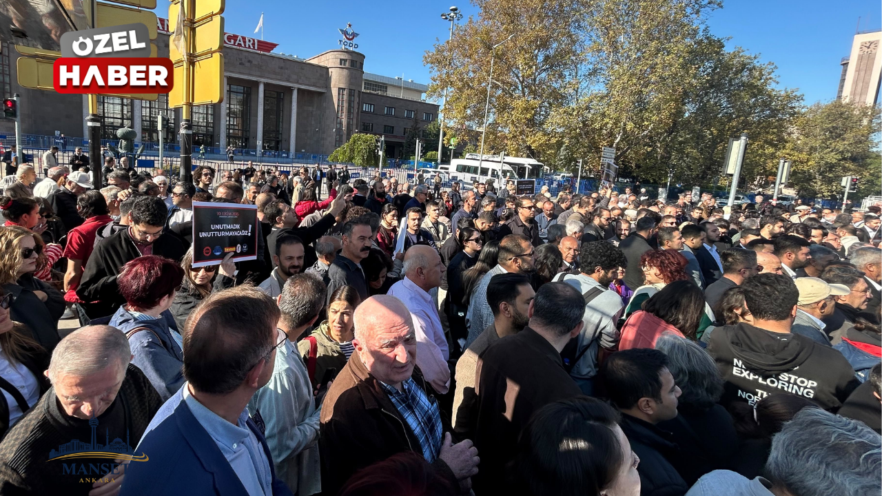 Ankara Garı saldırısında hayatını kaybedenler 11’inci yılında anıldı