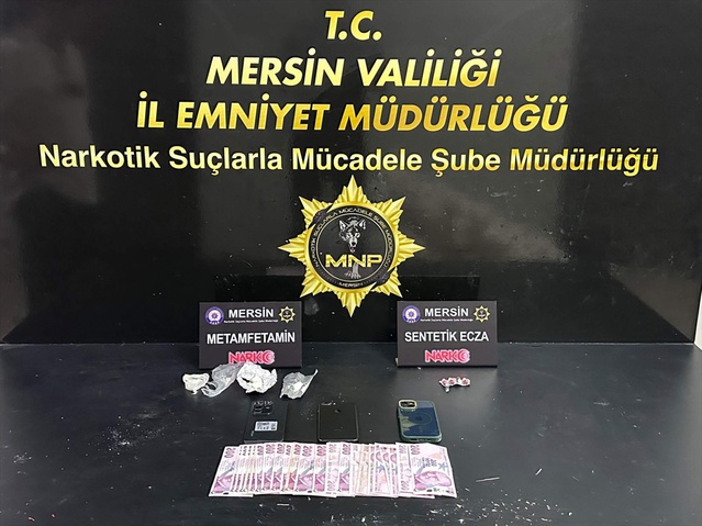 Mersin'de uyuşturucu satıcılarına düzenlenen operasyonda 6 şüpheliden 5'i tutuklandı