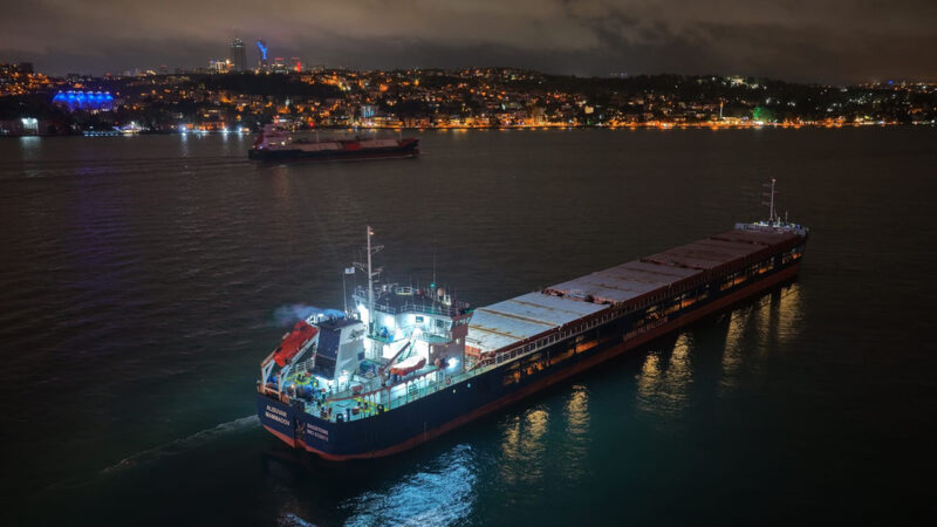 İstanbul Boğazı'nda gemi arızası