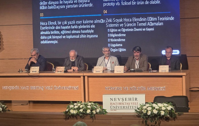 Nevşehir'deki Zeki Soyak sempozyumunda Ali Yalçın mirasın sürdüğünü vurguladı