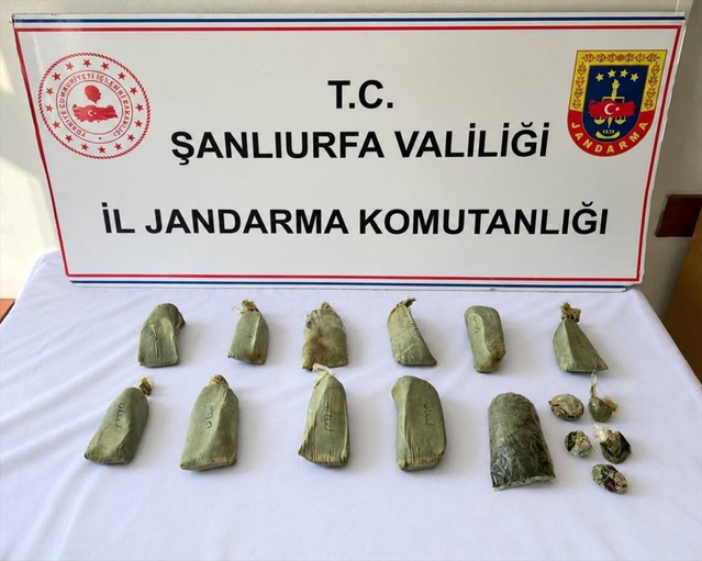 Şanlıurfa Suruç'ta operasyonda 5,5 kilo esrar ele geçirildi, şüpheli gözaltına alındı
