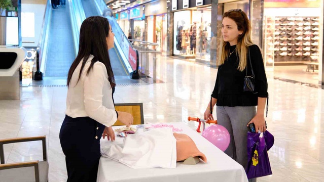 Mersin Şehir Eğitim ve Araştırma Hastanesi meme kanserinde erken teşhisi anlattı