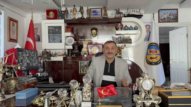 Samsun Atakum'da esnaf kooperatifi başkanı Sinecek'in odası geçmiş emeğini yaşatıyor