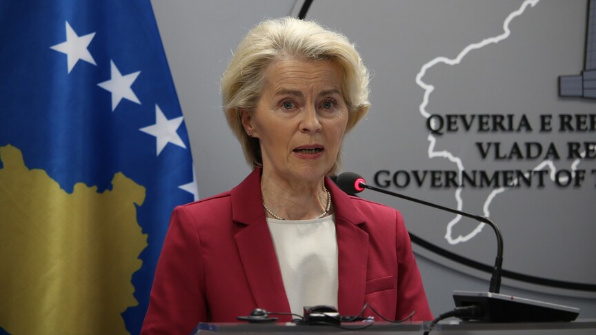 AB Komisyonu Başkanı von der Leyen'den "Kosova'nın geleceği Avrupa Birliği'nde" mesajı