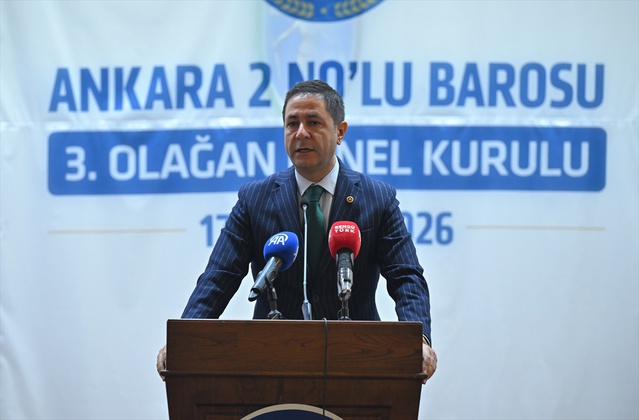 Ankara 2 No'lu Baro genel kurulunda Ağdemir savunmayı vurguladı, seçim yarın yapılacak