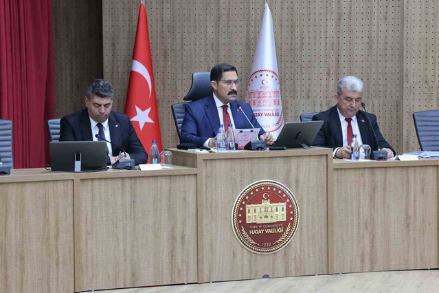 Hatay İl Koordinasyon Kurulu yeniden inşayı Vali Masatlı başkanlığında değerlendirdi