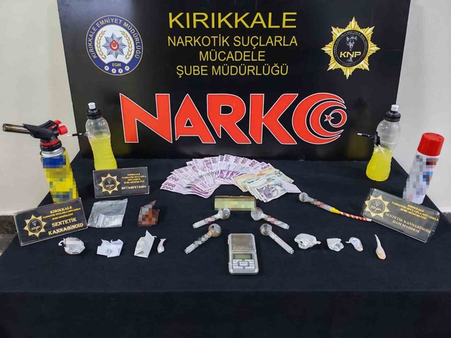 Kırıkkale'de narkotik operasyonunda 1 şüpheli tutuklandı, 3 bin 920 lira ele geçti