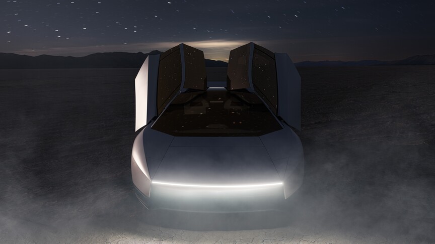 Tesla, "havada ilerlemek için yüksek basınçlı hava tankları" kullanılan yeni aracını tanıttı
