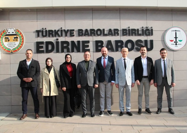 Saadet Partisi Genel Başkan Yardımcısı Tekin, Edirne Barosu'na tebrik ziyareti yaptı