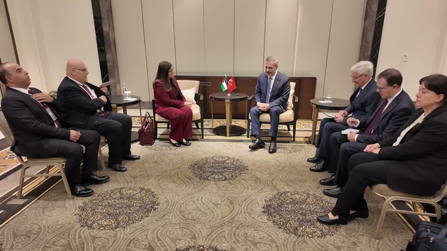 Fidan, 9. İstanbul Arabuluculuk Konferansı'nda Filistinli mevkidaşıyla buluştu