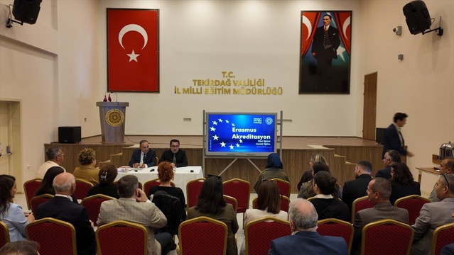 Tekirdağ'da Erasmus toplantısında okulların 2026 sorumlulukları ele alındı