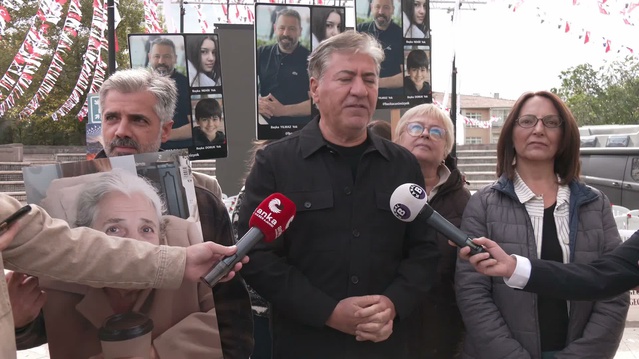 Murat Emir, Ankara Anıtpark'ta 78 Can İçin Adalet Nöbeti'ne destek verdi