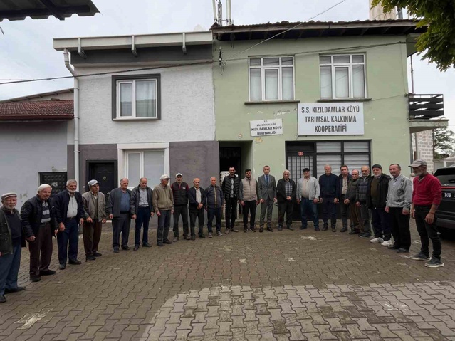 Bilecik İl Tarım ve Orman Müdürü Ayvalık, Kızıldamlar'da çiftçileri dinledi