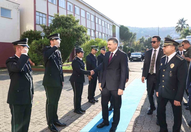 İçişleri Bakanı Çiftçi, Samsun'da 19 Mayıs Polis Meslek Yüksekokulunu inceledi