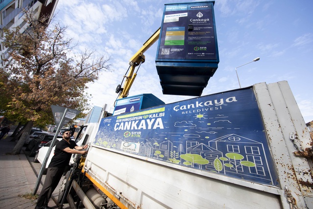 Çankaya Belediyesi 200 yeni ekipmanla geri dönüşüm noktası sayısını bin 658'e çıkardı