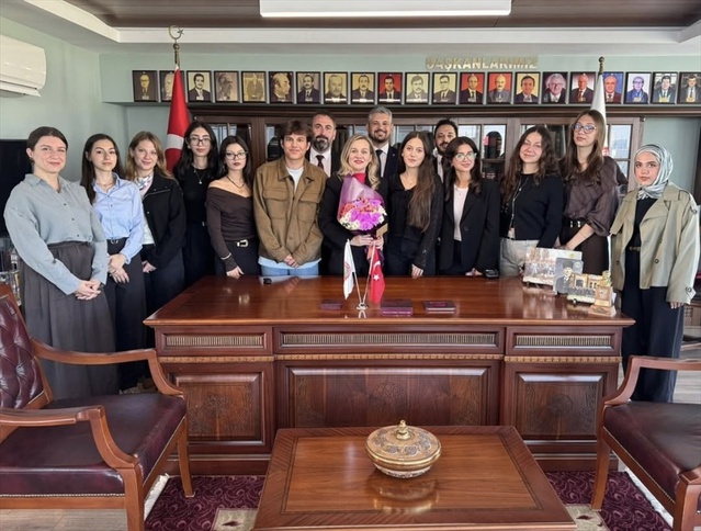 NKÜ Hukuk Topluluğu, Tekirdağ Barosu Başkanı Arslan'ı iş birliği için ziyaret etti