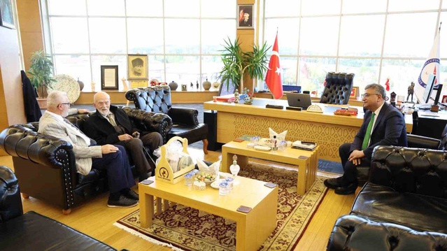 DPÜ Rektörü Kızıltoprak, yeni Kütahya İl Müftüsü İzmirli'yi ağırladı
