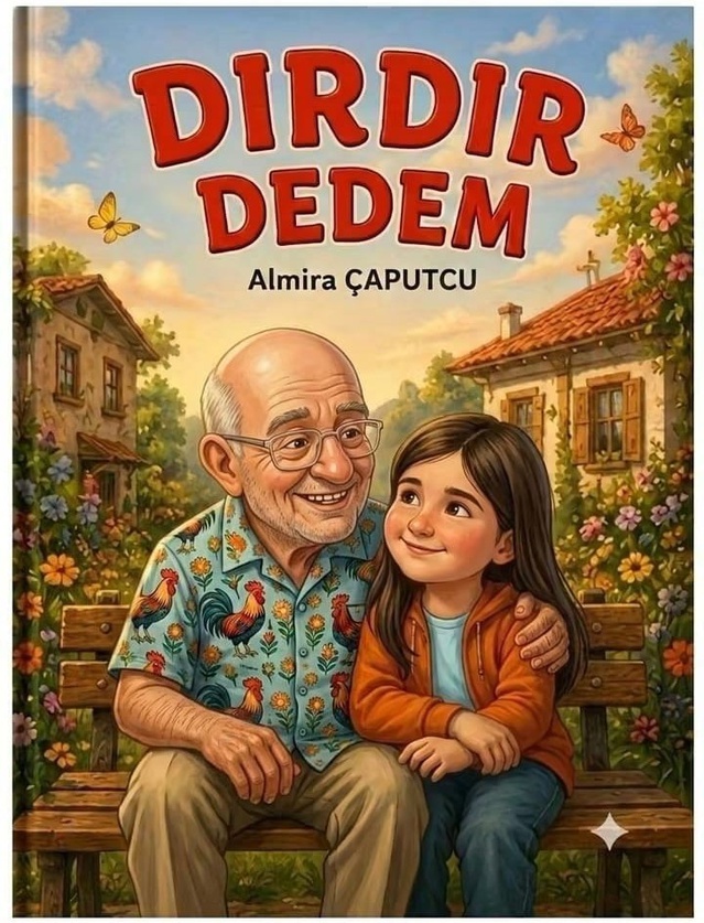 Denizli'de 8 yaşındaki Almira Çaputçu dedesinin 'Dırdır Dede' kitabını imzalayacak