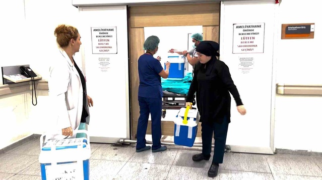Erzurum'da beyin ölümü sonrası bağışlanan 3 organ Sivas, Trabzon ve Antalya'ya gitti