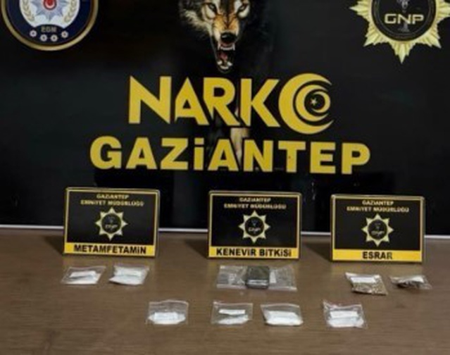 Gaziantep'te son haftada narkotik operasyonlarında 294 şüpheli yakalandı, 48'i tutuklandı