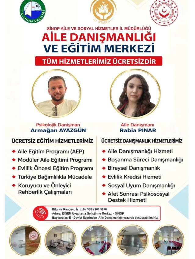 Sinop Aile Danışmanlığı ve Eğitim Merkezi boşanma sürecinde ücretsiz destek sunuyor