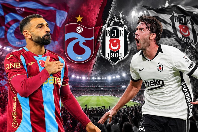 Trabzonspor-Beşiktaş derbisinde ilk 11'ler belli oldu