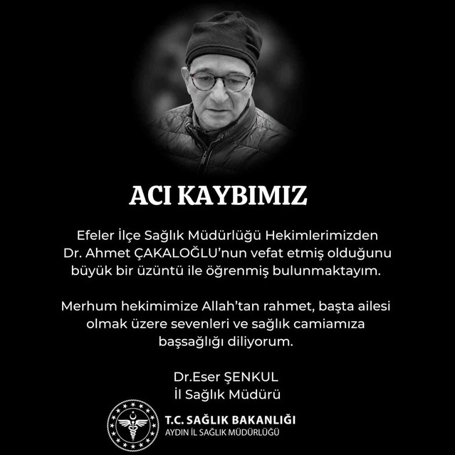 Aydın'da anne ve babası öldürülen hekim Çakaloğlu kansere yenildi