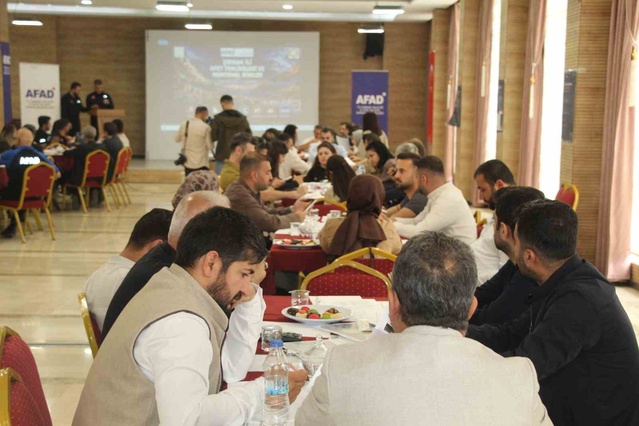 AFAD çalıştayında Şırnak'ın 2027-2031 afet riskleri değerlendirildi