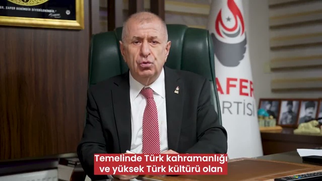 Zafer Partisi Lideri Özdağ'dan 29 Ekim mesajı: Cumhuriyetin mesut, muvaffak, muzaffer olması için kararlılıkla mücadele ediyoruz
