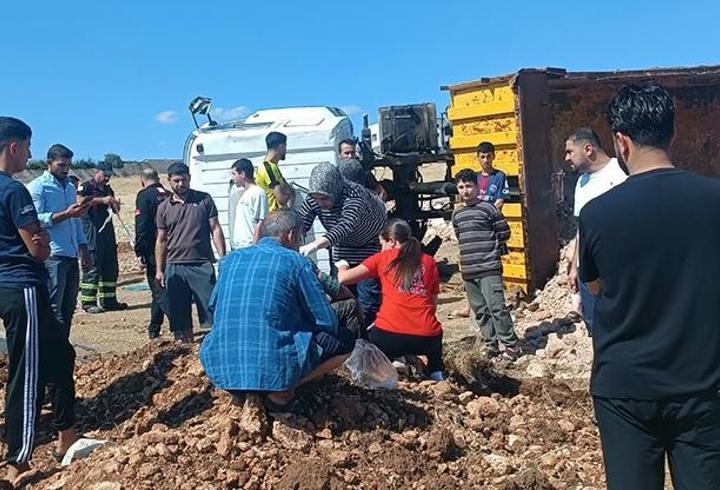 Mardin'de feci kaza! Sürücü yaralandı