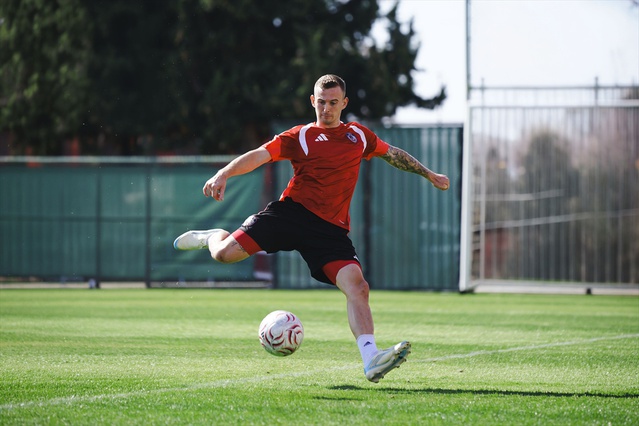 Gaziantep FK, Erzurumspor karşılaşması öncesi 1,5 saatlik idman yaptı