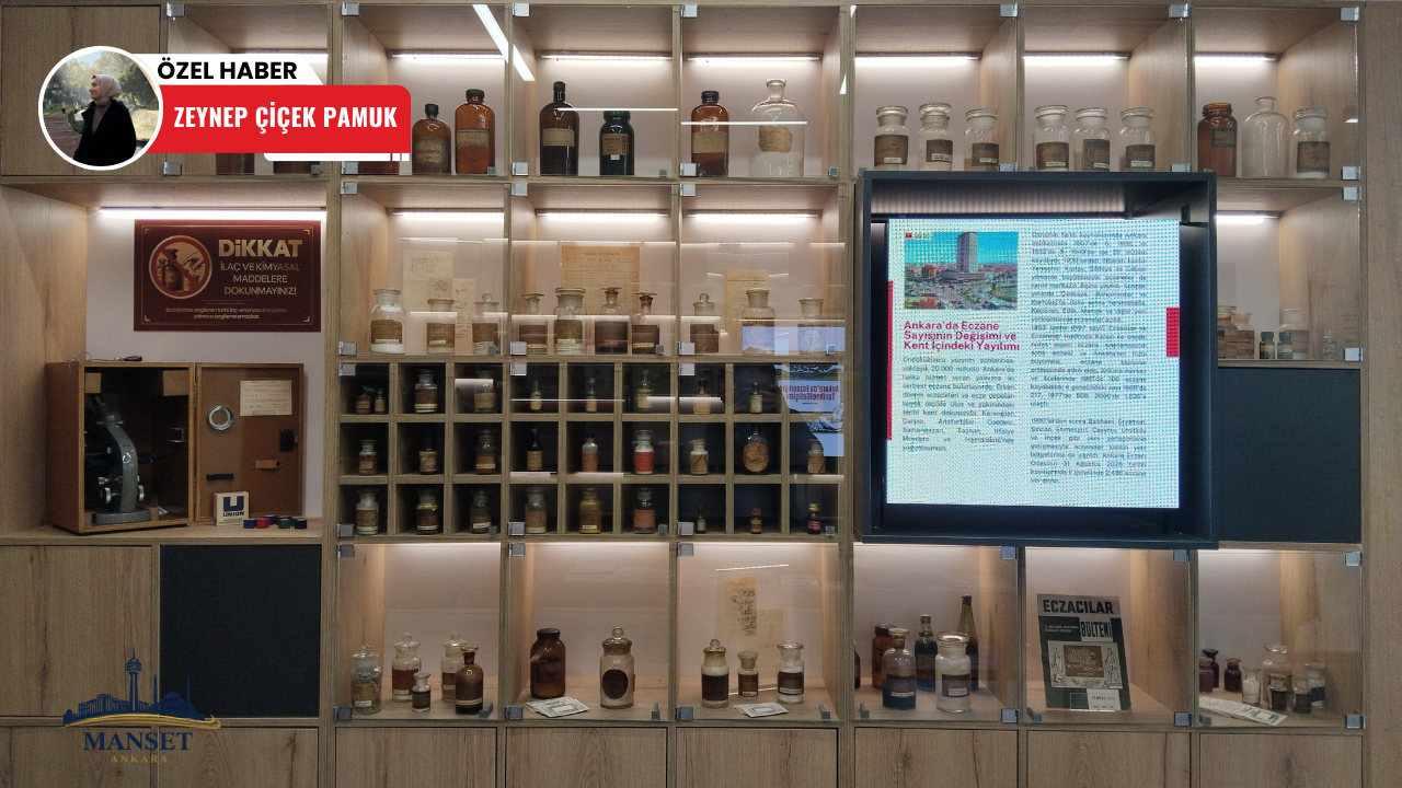 Ankara Eczacılık Tarihi Sergi Evi Ulus’ta açıldı