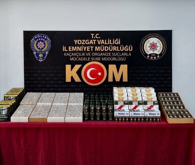 Yozgat Çekerek'te kaçak tütün operasyonu yapıldı, 35 bin makaron ele geçirildi