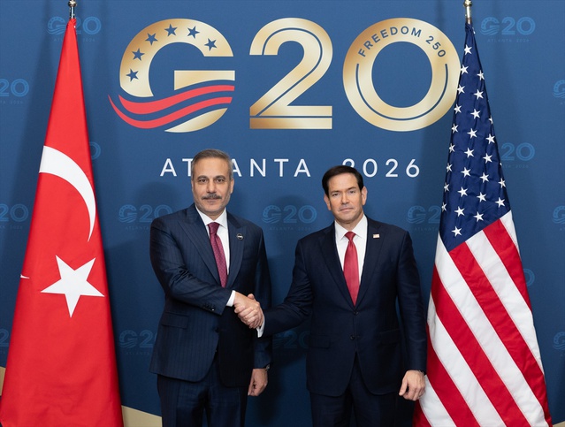 Bakan Fidan Atlanta'da Rubio ile Gazze'deki durumu ve İran müzakerelerini ele aldı