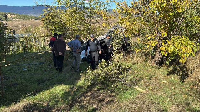 Karabük Eskipazar'da kamyonet 38,5 metre yuvarlandı, 1 kişi öldü, 1 kişi yaralandı